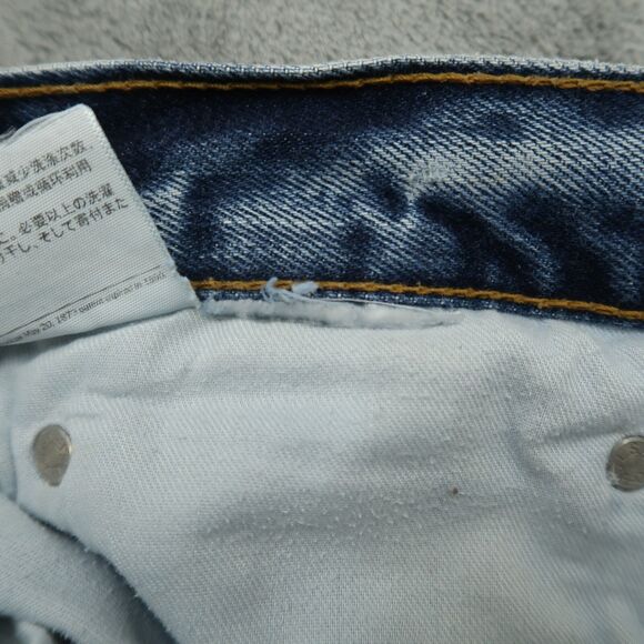 Levi's Jeans Mens Fits 39x29 (Size 40x30) Blue 505 Reg Straight Cotton Denim - Picture 4 of 15